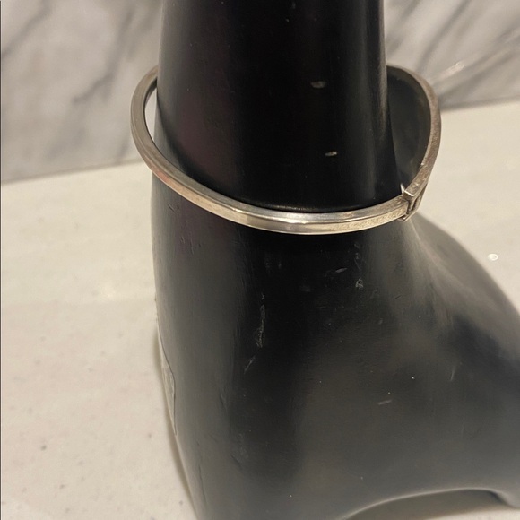 Elegant Green Mother of Pearl Alpaca Mexico and Silver Women's Bracelet - Picture 6 of 6